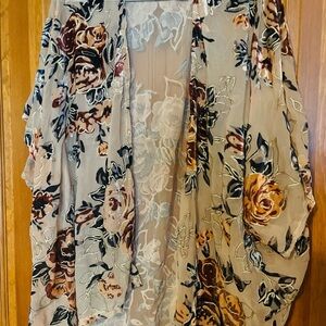 Floral Sheer Kimono